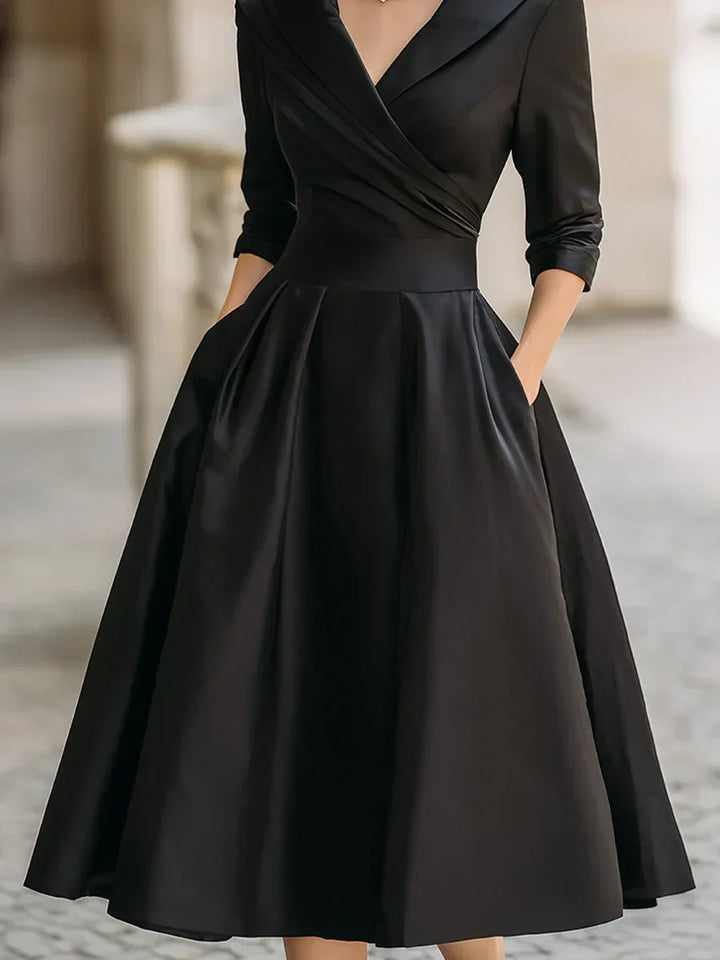 Elżbieta | Elegancka Sukienka Satynowa