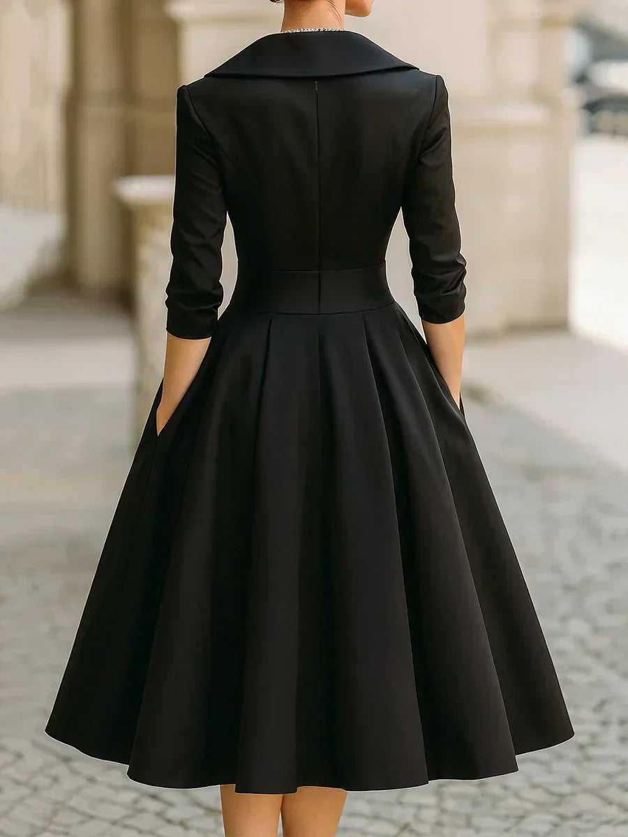 Elżbieta | Elegancka Sukienka Satynowa