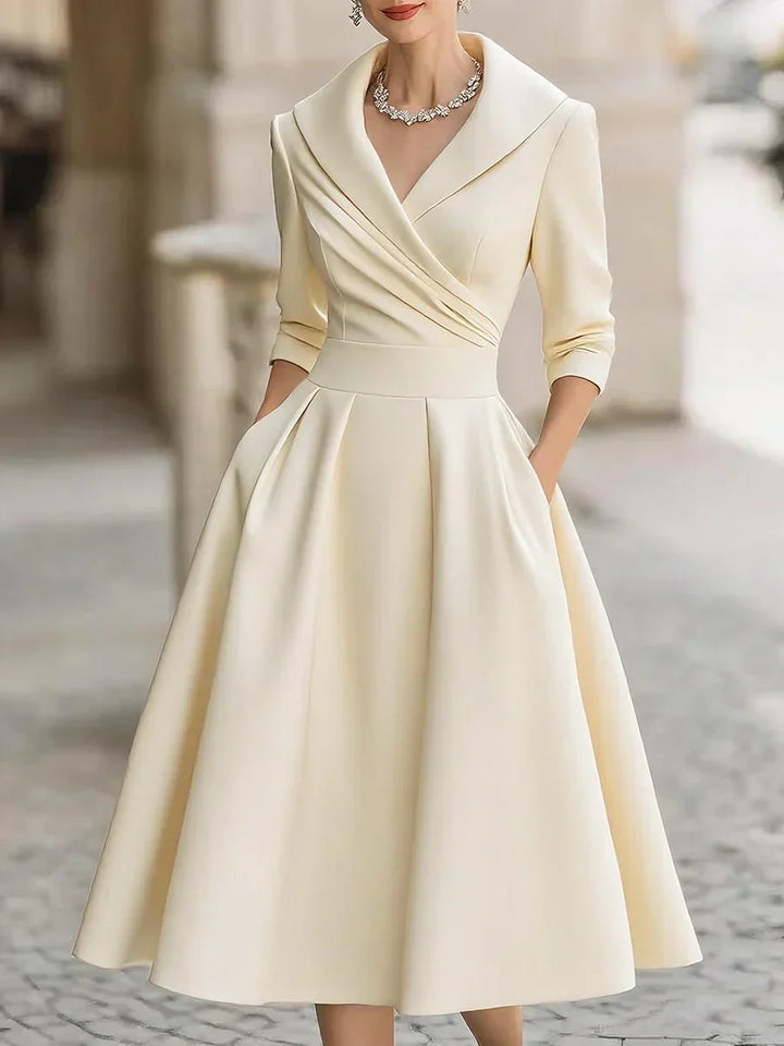 Elżbieta | Elegancka Sukienka Satynowa