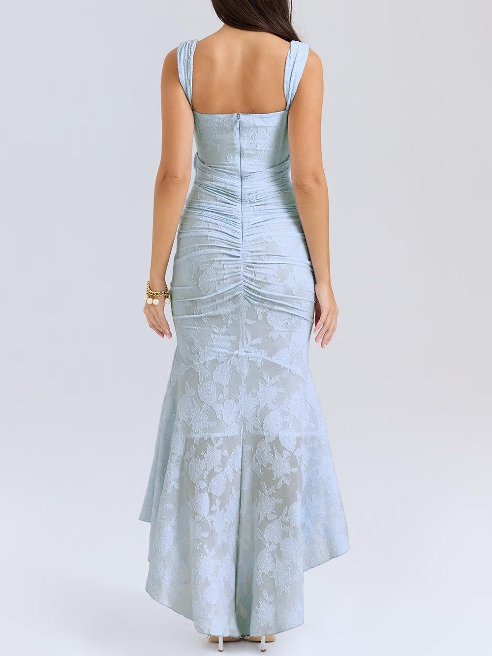 Dabrowska | Lace Fishtail Midi Dress