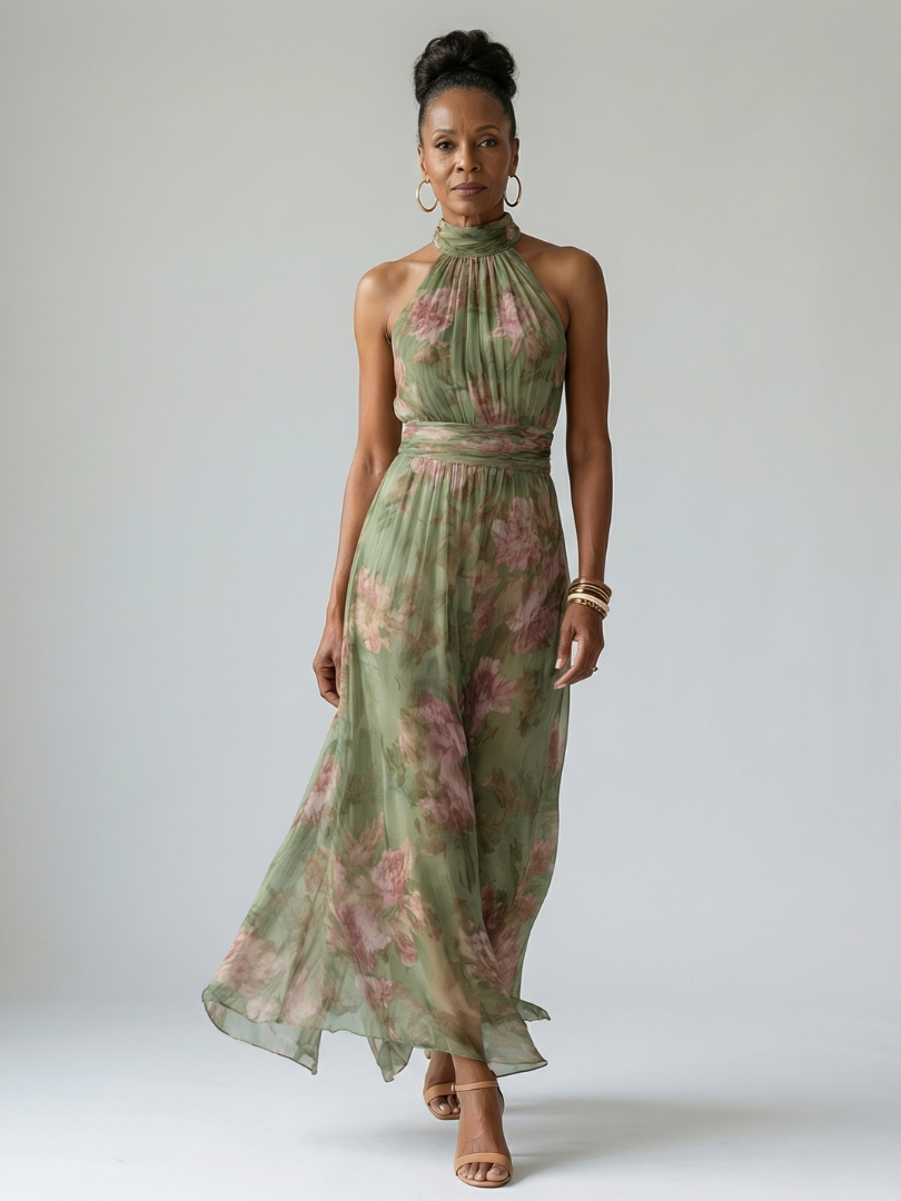 Helena | Kwiecista Sukienka Maxi