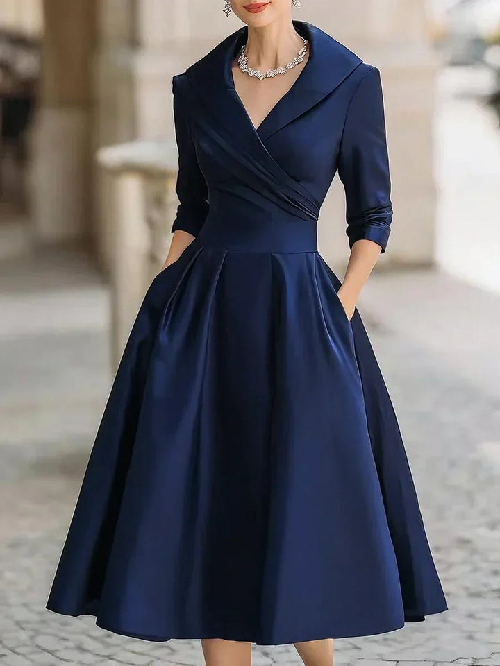 Elżbieta | Elegancka Sukienka Satynowa