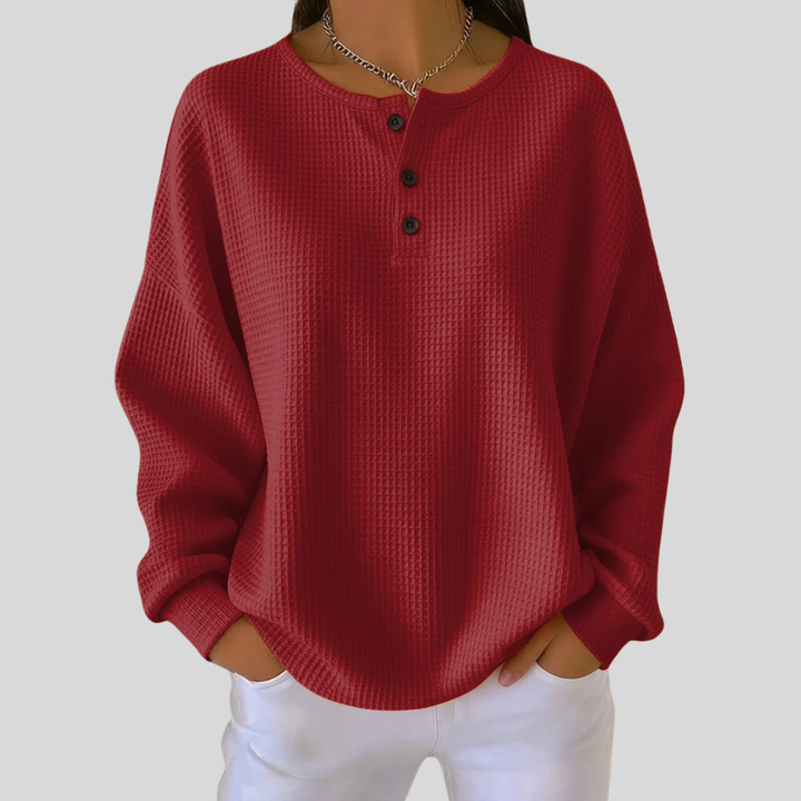 Marianna | Luźny top henley