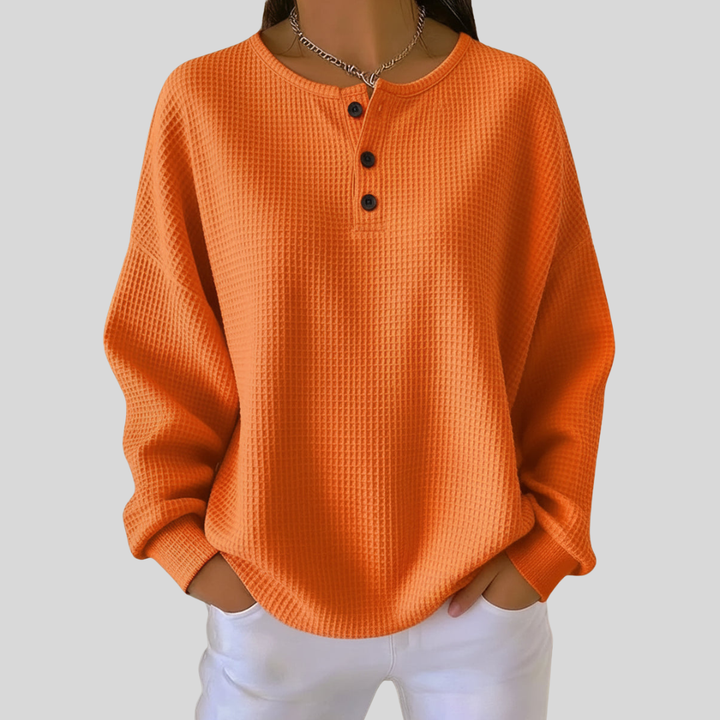 Marianna | Luźny top henley