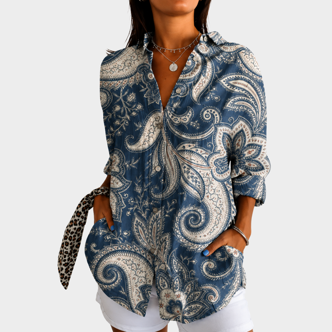 ELIZA MOREL | Paisley w nadmorskich barwach