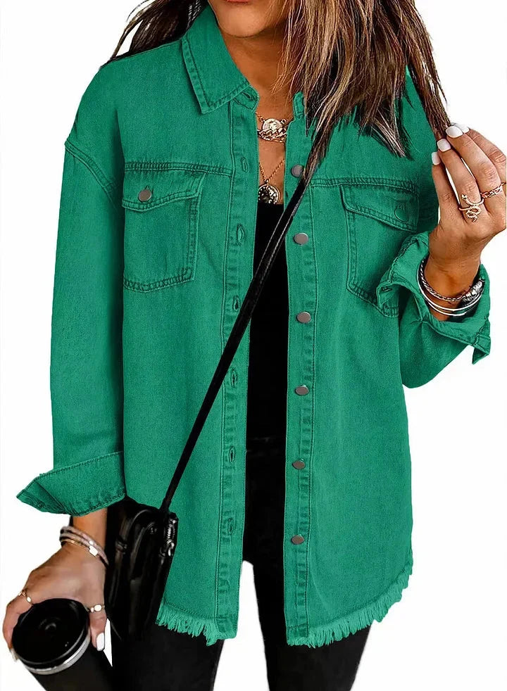 Katja | Dżinsowa kurtka oversize