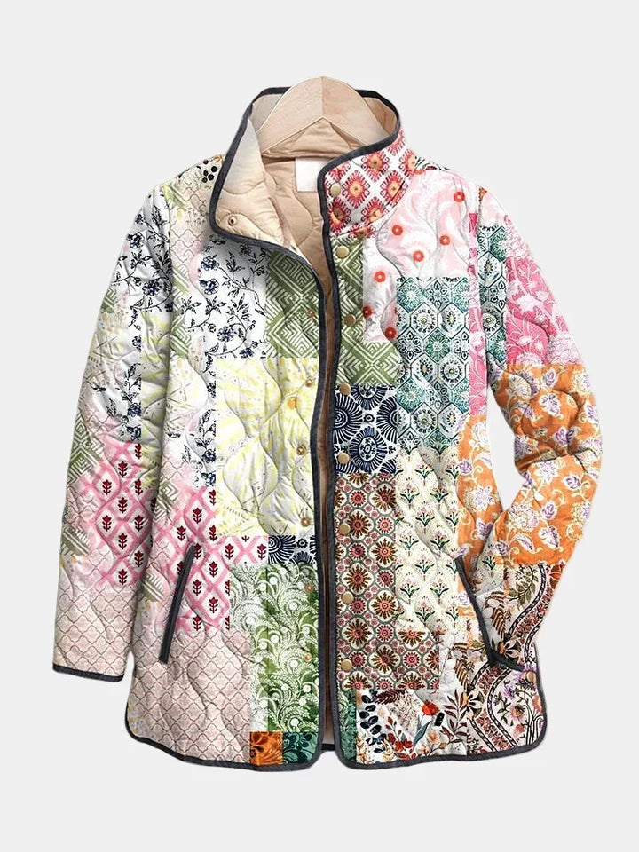 EMILIA | Pikowana Kamizelka Boho Patchwork Florencja
