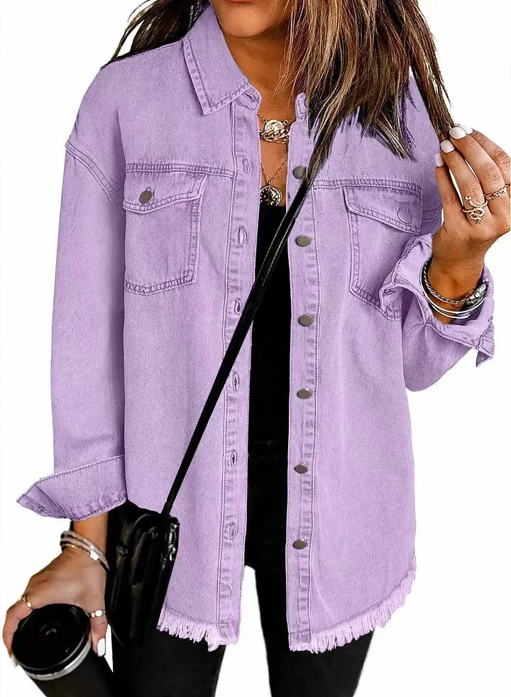 Katja | Dżinsowa kurtka oversize