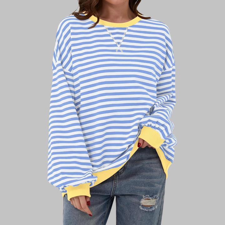 Ania | Casualowy Sweter w Paski