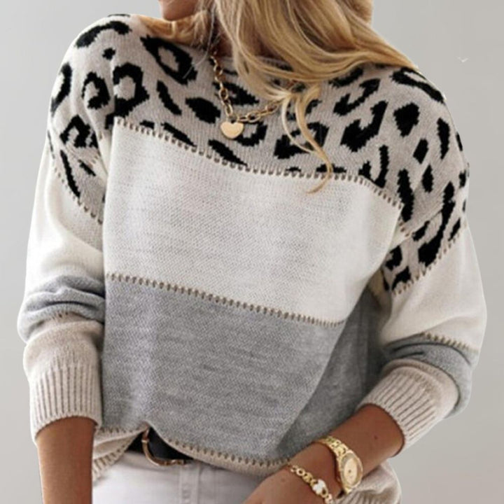 Magda | Casualowy Sweter z Nadrukiem