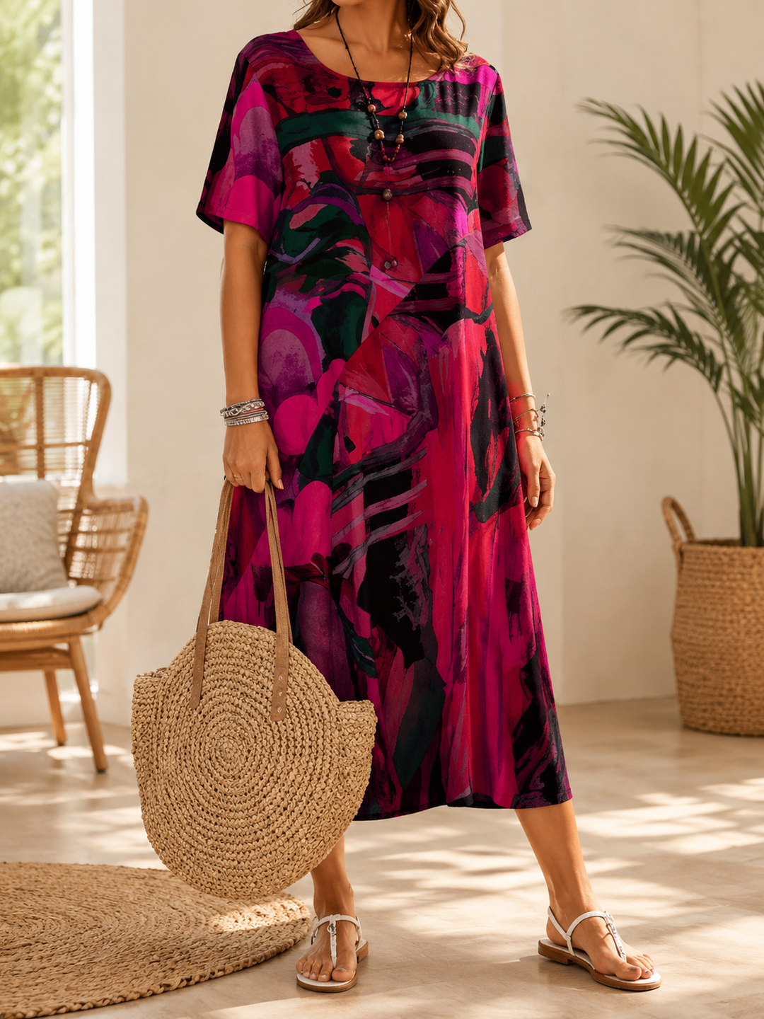 Dabrowska | Sukienka Chiffon Midi