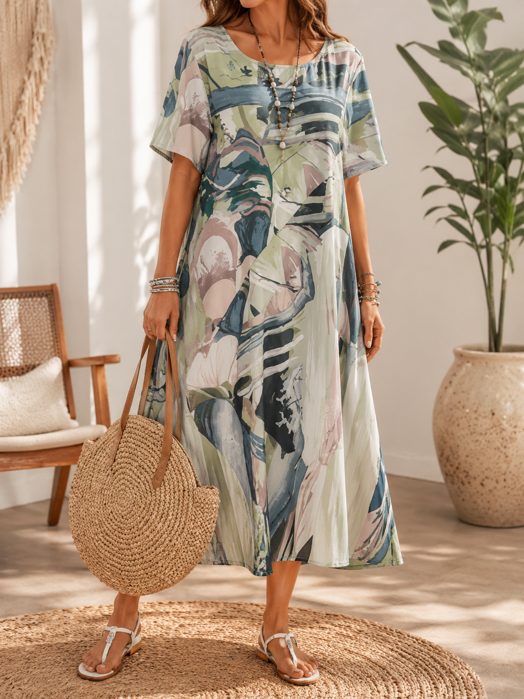 Dabrowska | Sukienka Chiffon Midi