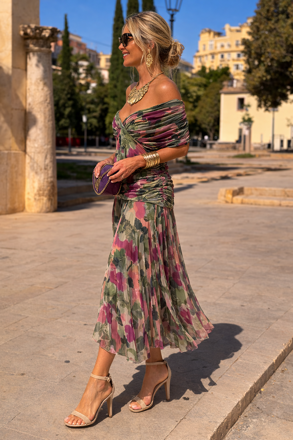 MARLENA | Sukienka maxi
