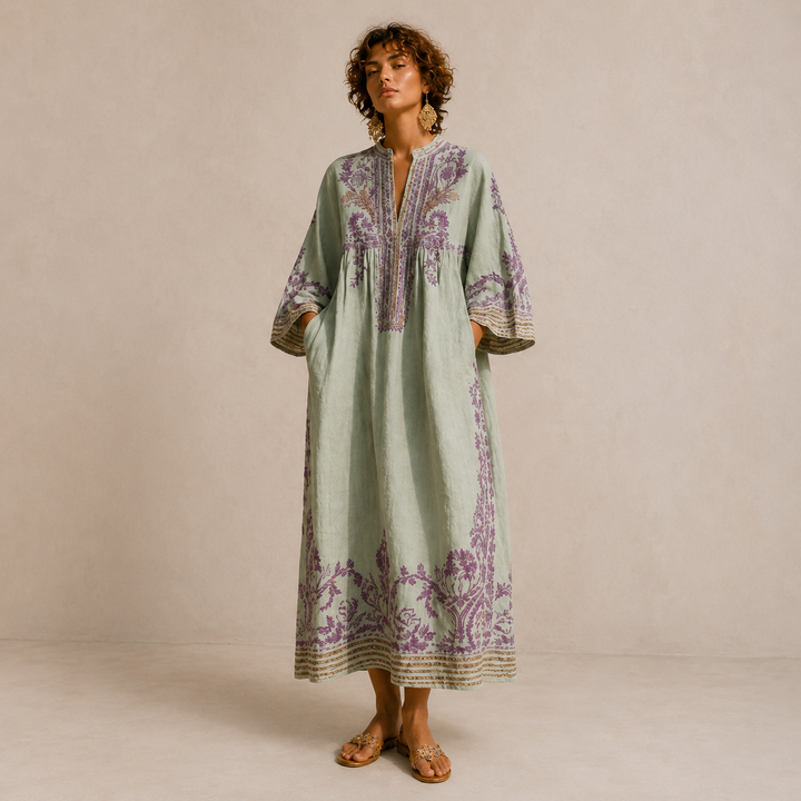 KALINA | Haftowana sukienka boho
