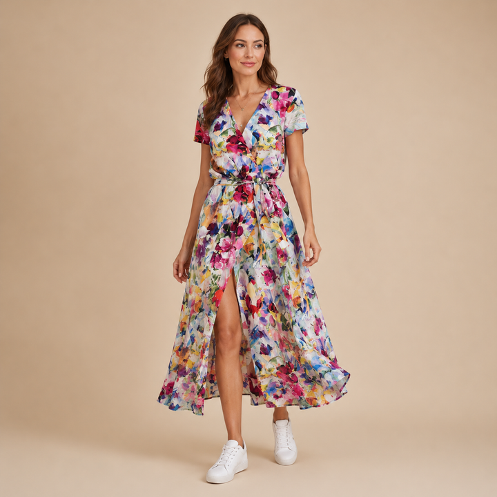 Zofia | Elegancka Sukienka Kopertowa