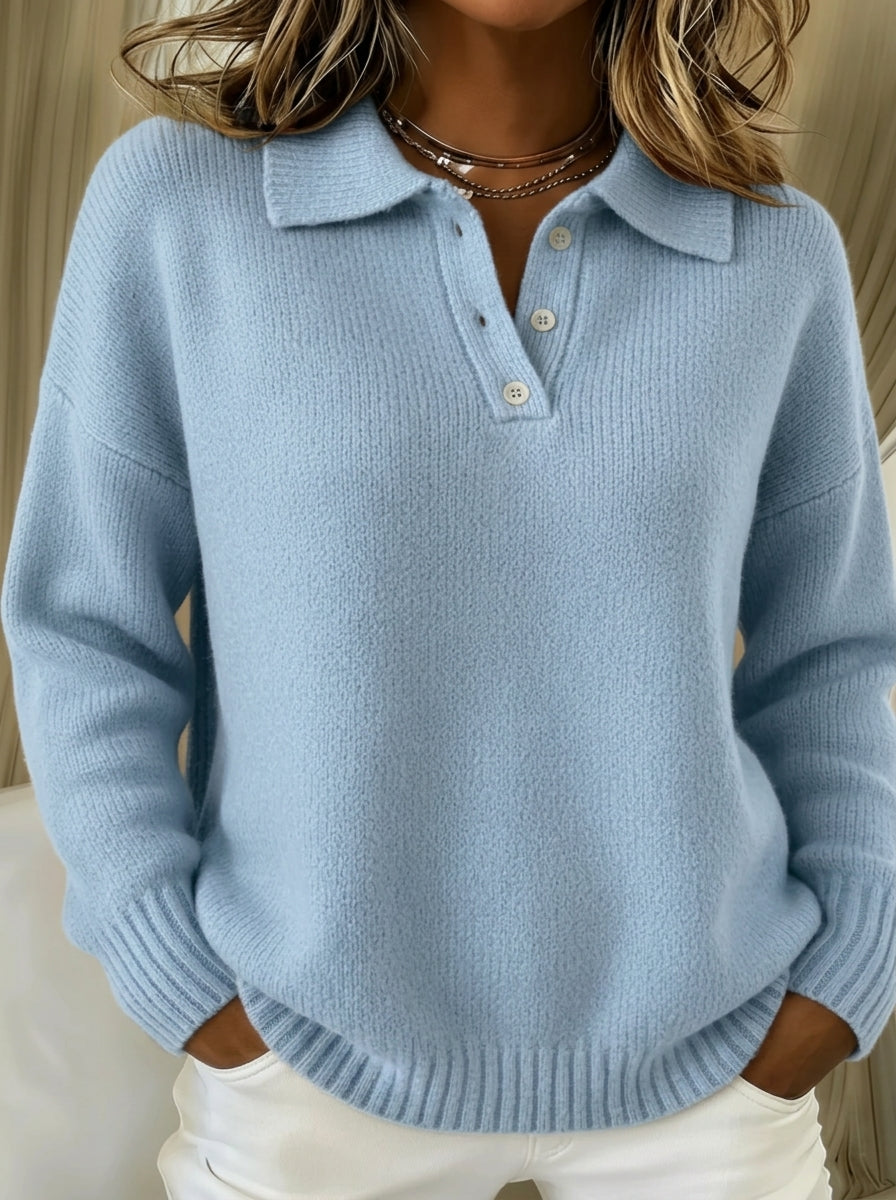 Marina | Miękki Sweter Polo