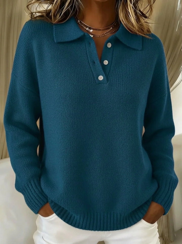 Marina | Miękki Sweter Polo