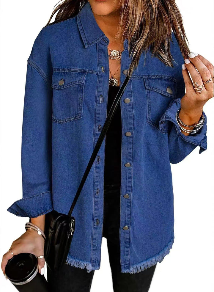 Katja | Dżinsowa kurtka oversize