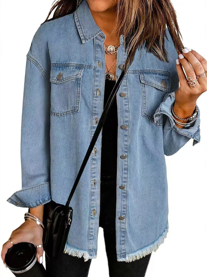 Katja | Dżinsowa kurtka oversize