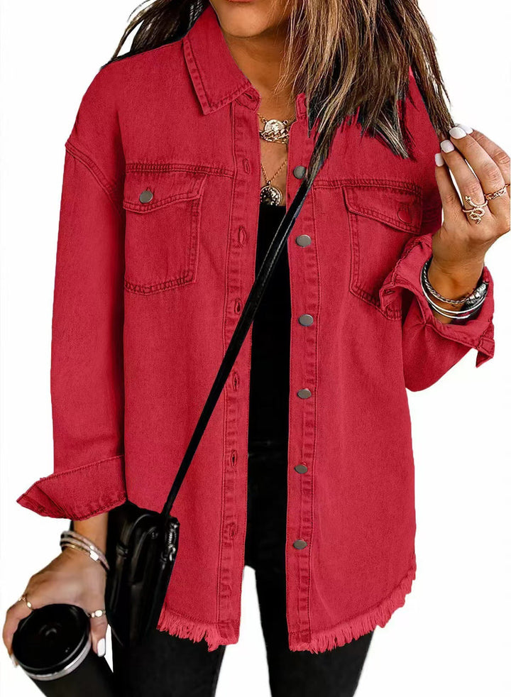 Katja | Dżinsowa kurtka oversize