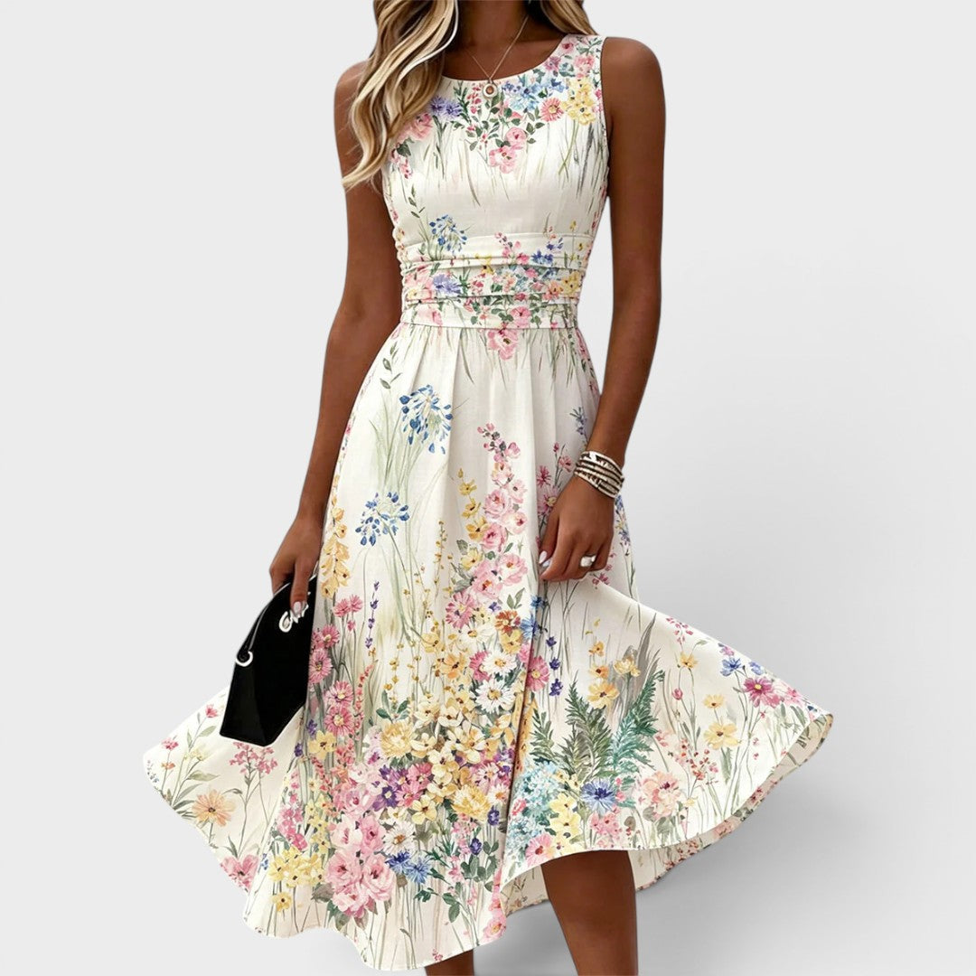 Dabrowska | Lace Trim Midi sukienka