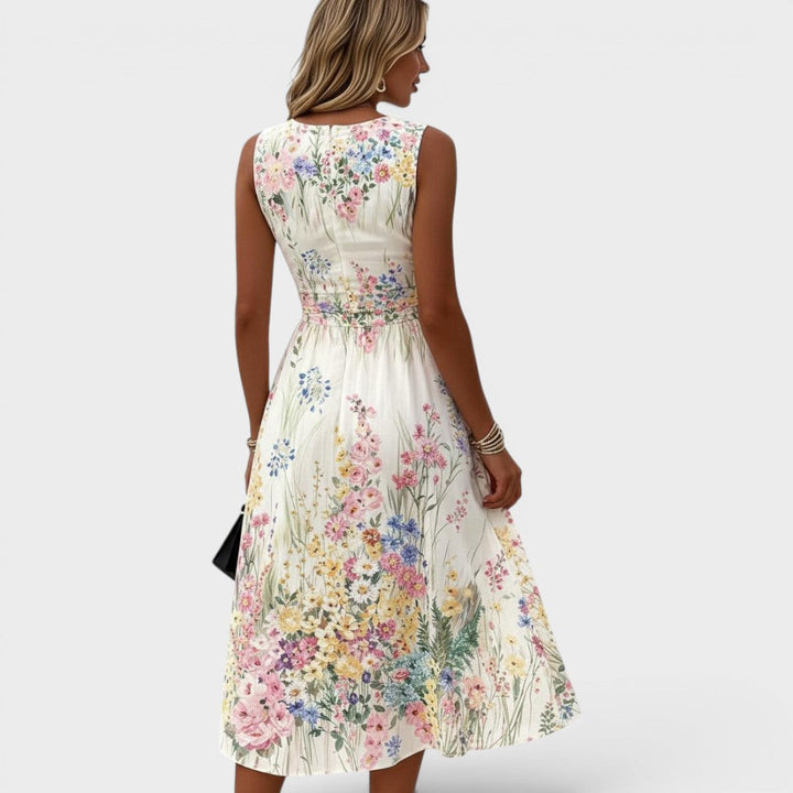 Dabrowska | Lace Trim Midi sukienka