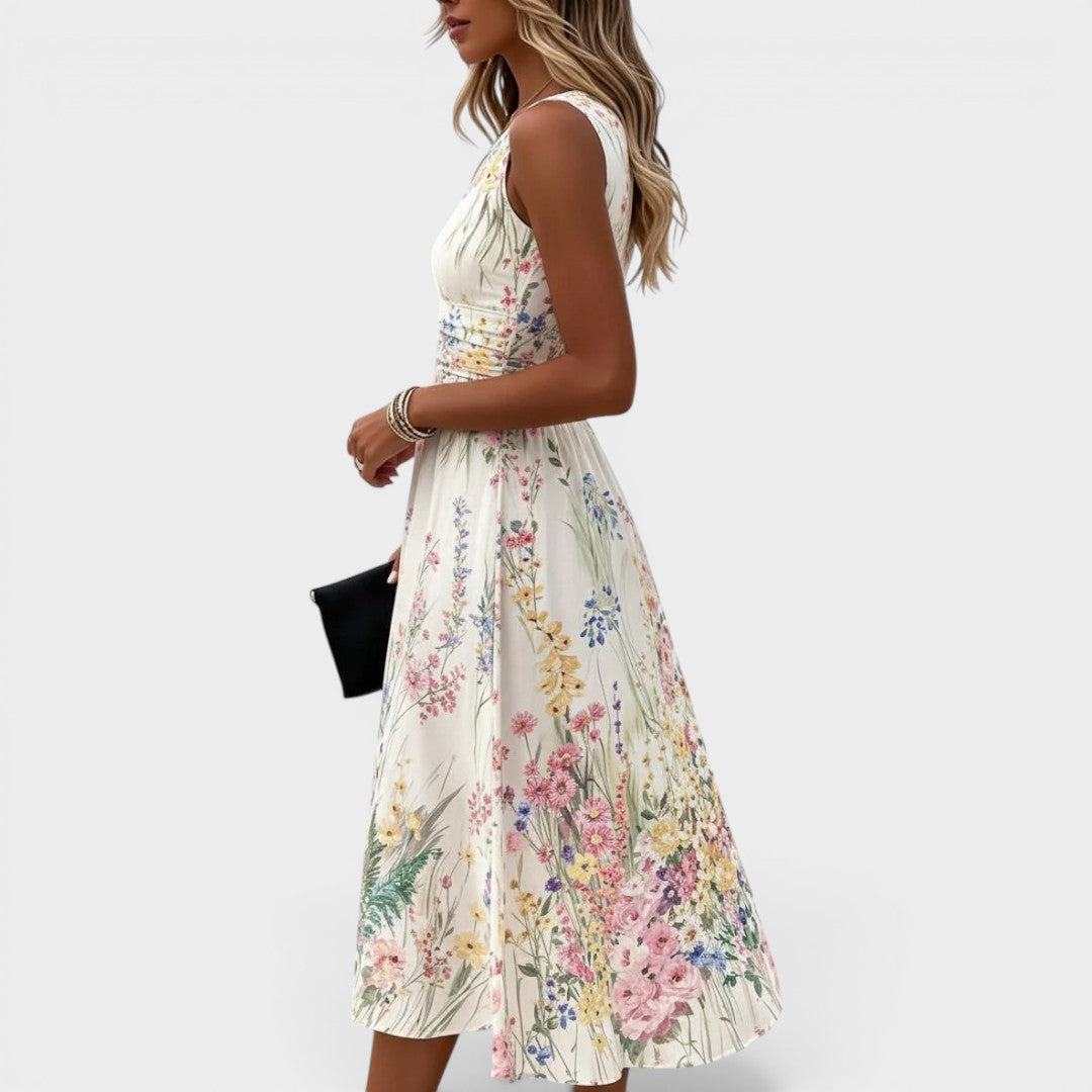 Dabrowska | Lace Trim Midi sukienka