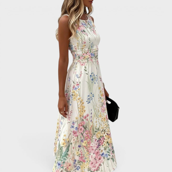Dabrowska | Lace Trim Midi sukienka
