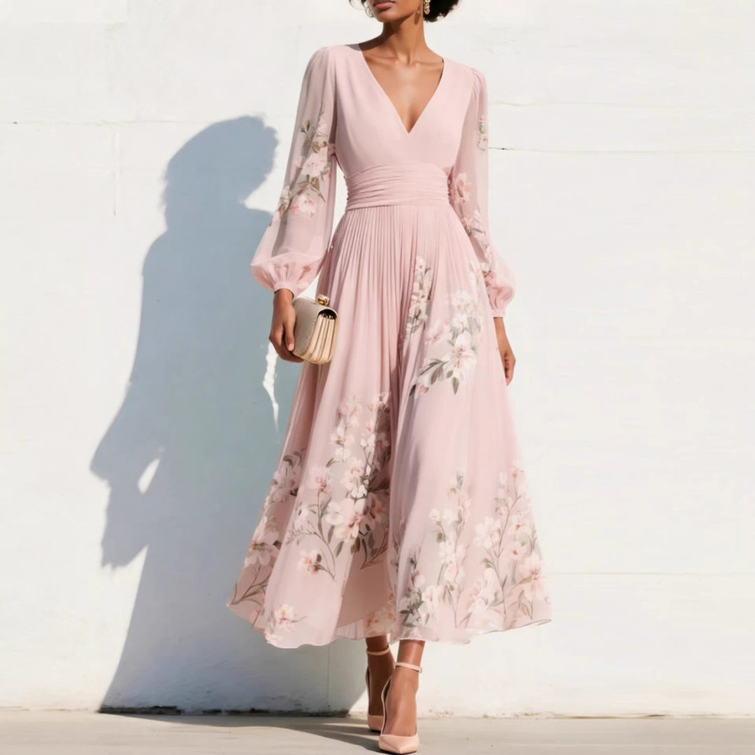 Dabrowska | Sukienka Puff Sleeve Midi