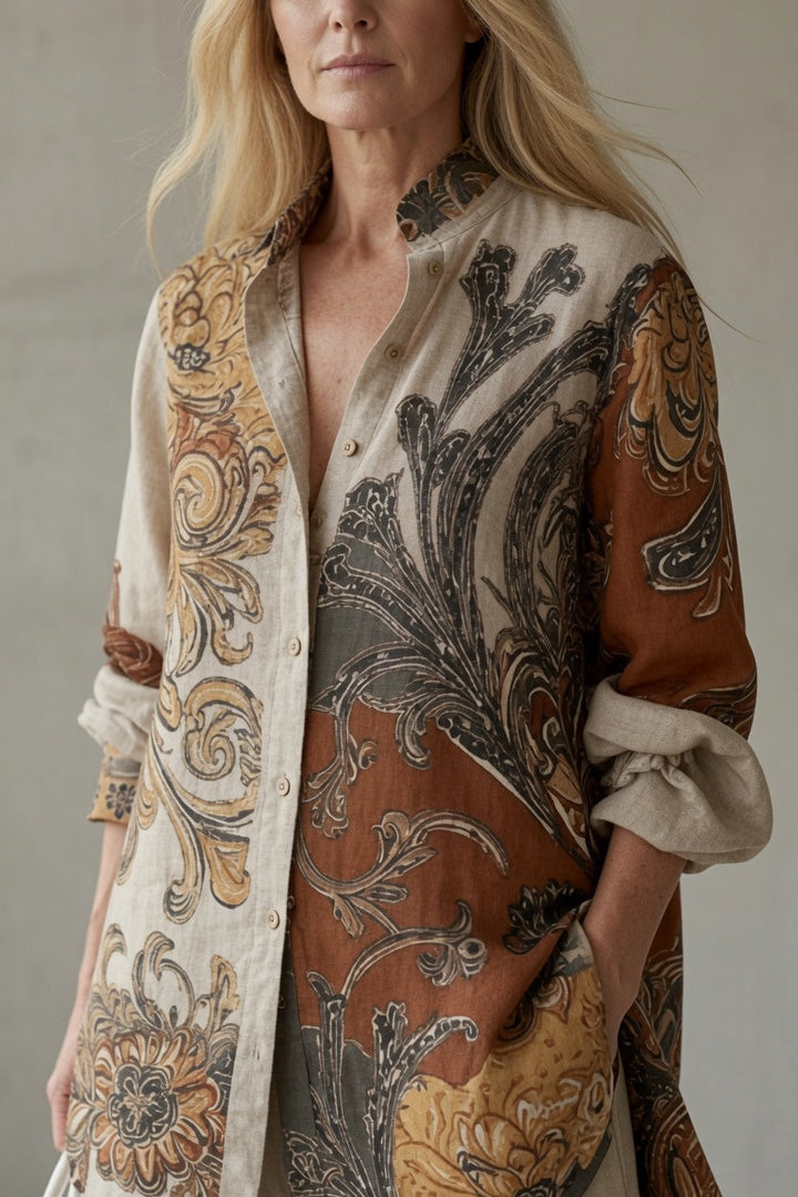 Tara | Komplet Boho w Kwiatowy Wzór