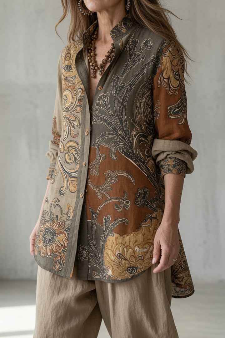 Tara | Komplet Boho w Kwiatowy Wzór
