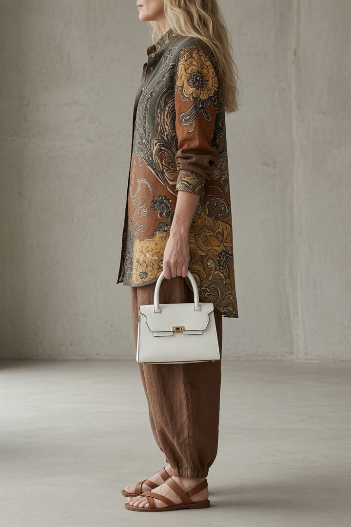Tara | Komplet Boho w Kwiatowy Wzór