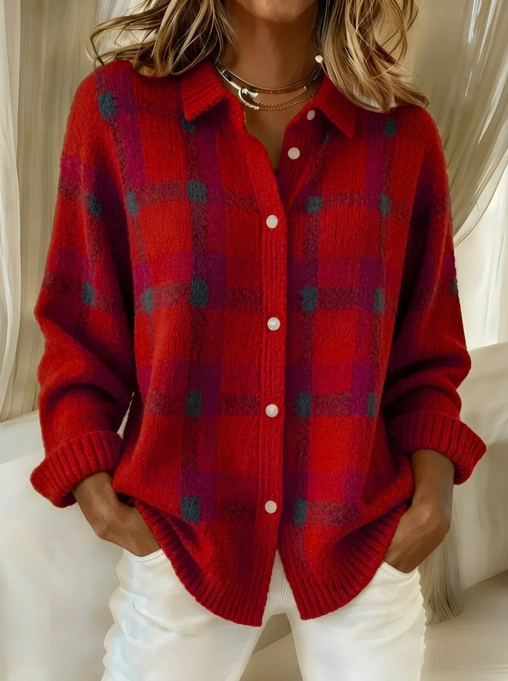 Candela | Sweter w Kratę z Kapturem