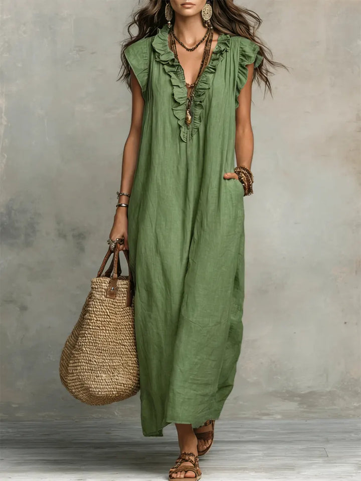 Kamelia | Długa Sukienka Boho.