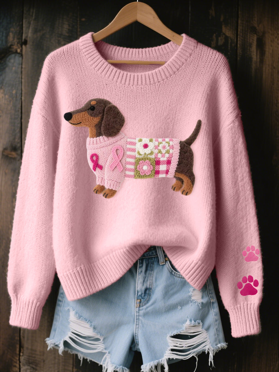 Zofia | Sweter z jamnikiem