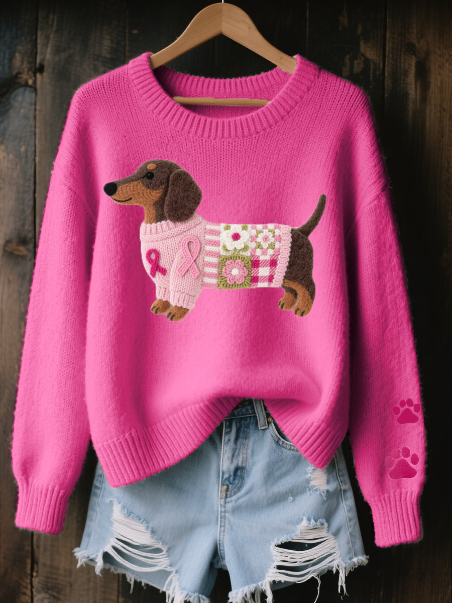 Zofia | Sweter z jamnikiem