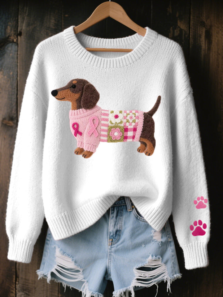 Zofia | Sweter z jamnikiem
