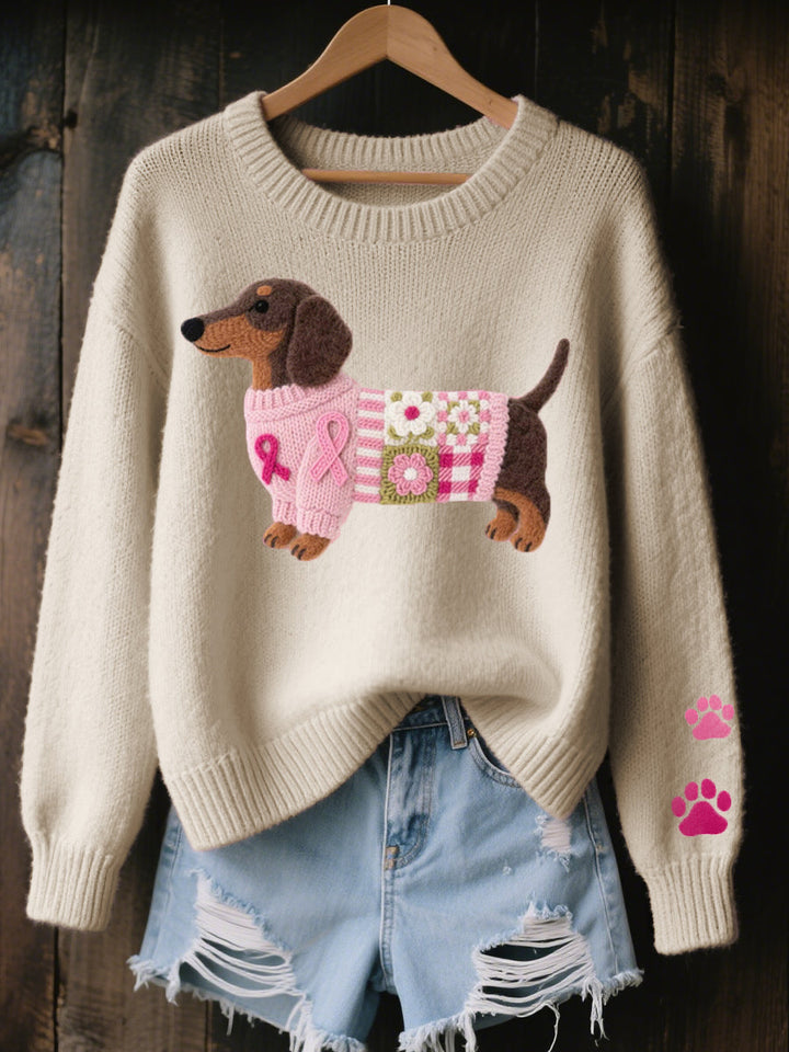 Zofia | Sweter z jamnikiem