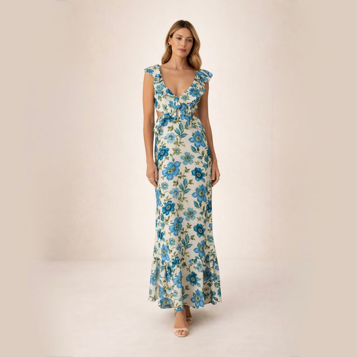 Amara | Elegancka letnia sukienka maxi