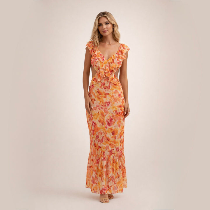 Amara | Elegancka letnia sukienka maxi