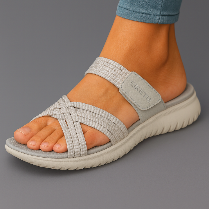 Wygodne Sandały Ortopedyczne Lina Slip-On